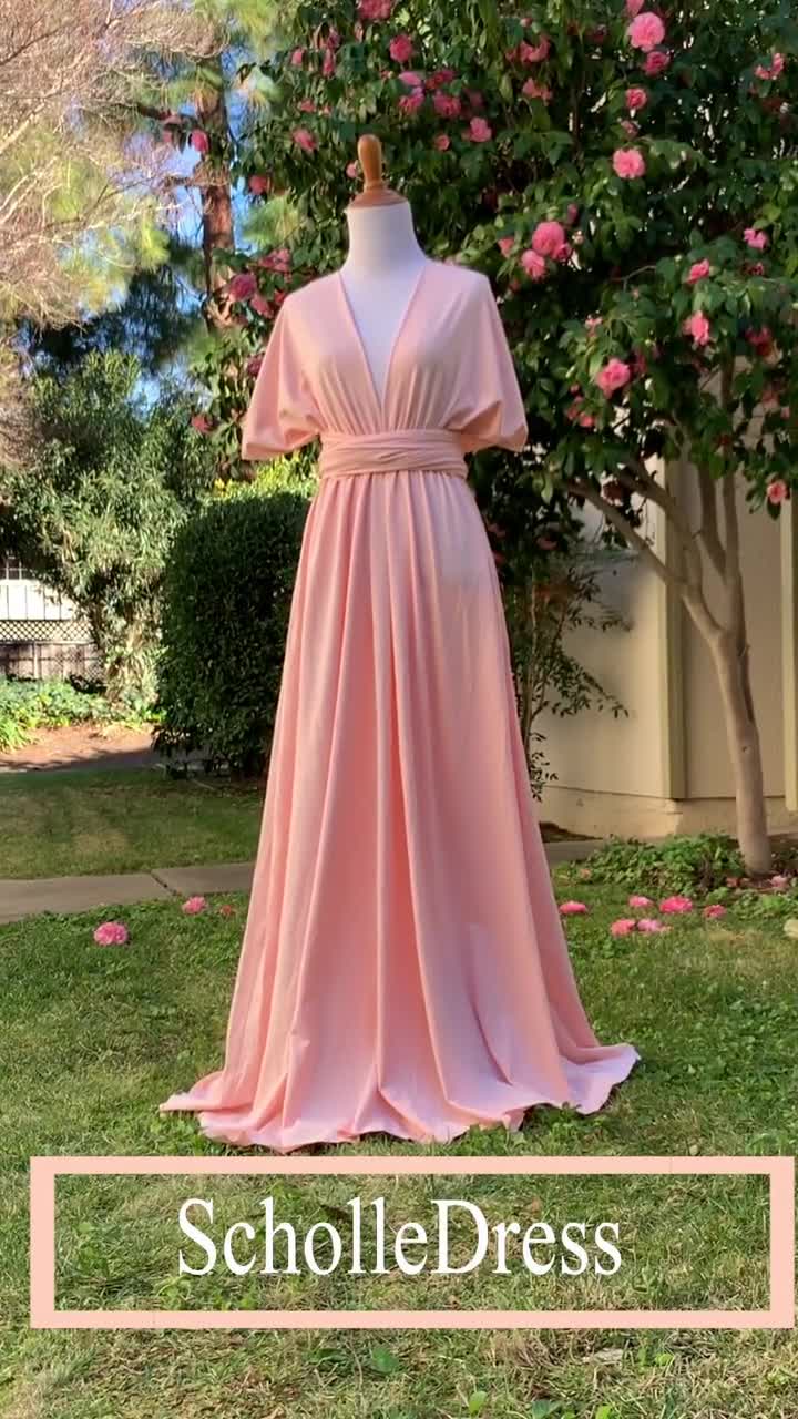 Peach 2025 multiway dress