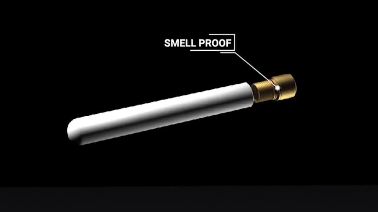 2 Pack Brass Doob Tube Smell Proof Moisture-resistant Joint