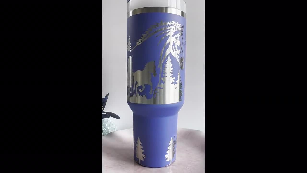 Aria the Horse - 40oz Tumbler with Handle in 2023