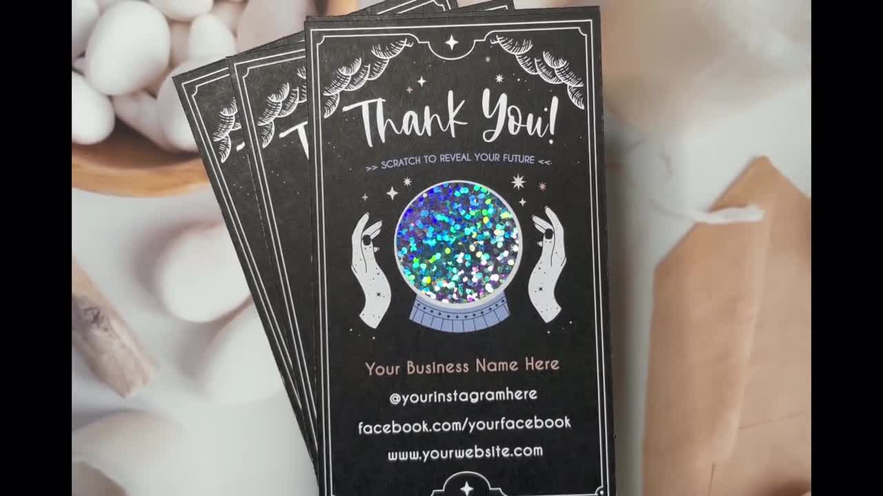 Thank You Tarot Card Stickers Witchy Stickers Small Shop 