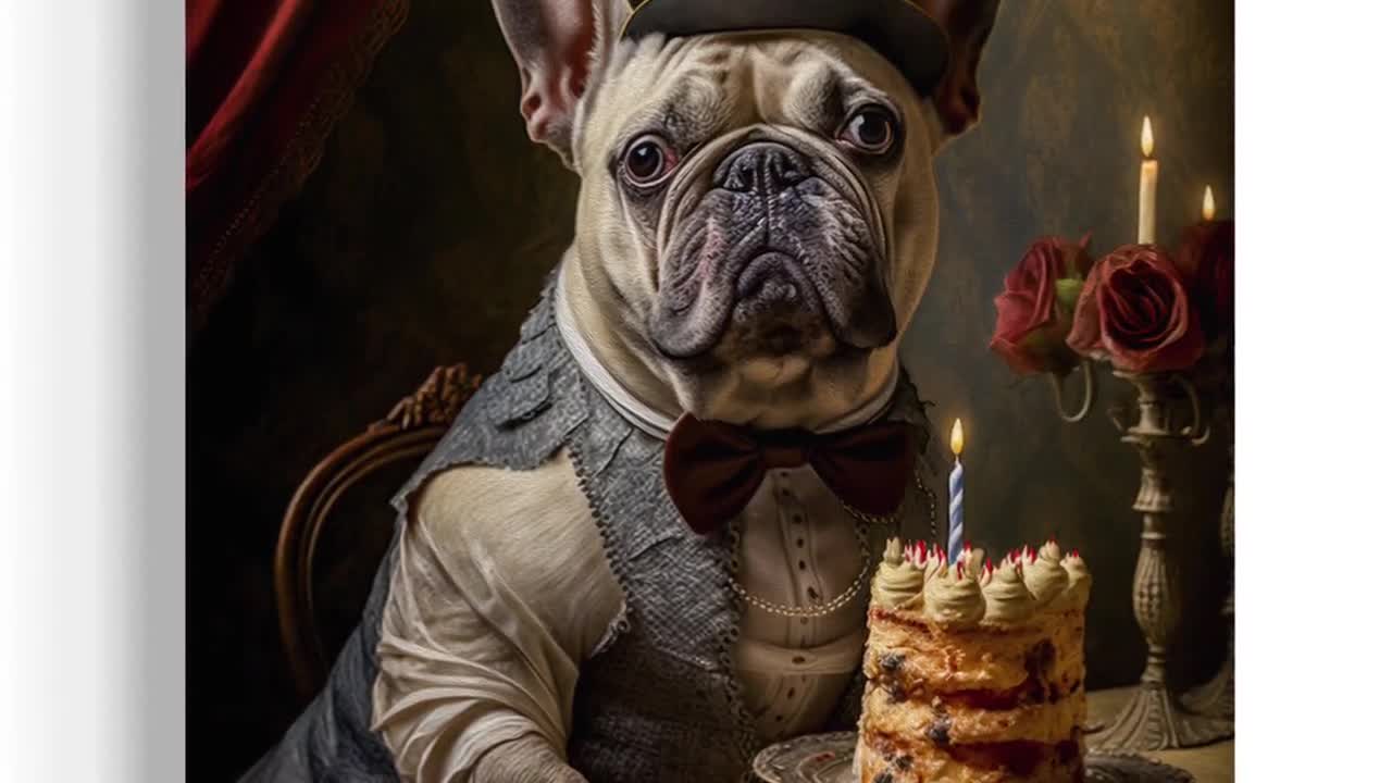 French Bulldog Cake - Decorated Cake by looeze - CakesDecor