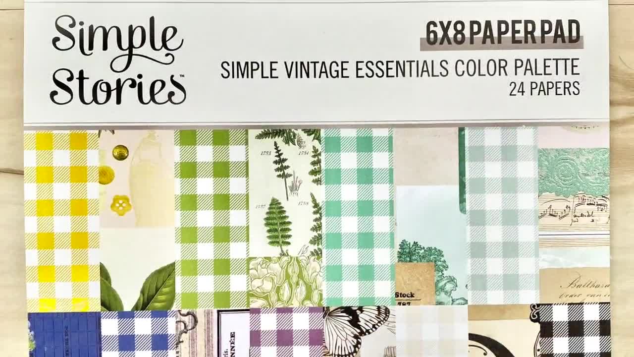Simple Stories Blocco Carta Double-Sided 6x8 Pollici: 24 Fogli - Color Vibe Brights Per Scrapbooking E Creazioni