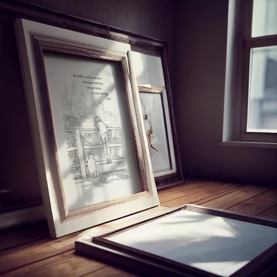 Winnie the Pooh Quote Print: Vintage Style Illustration - Etsy 日本