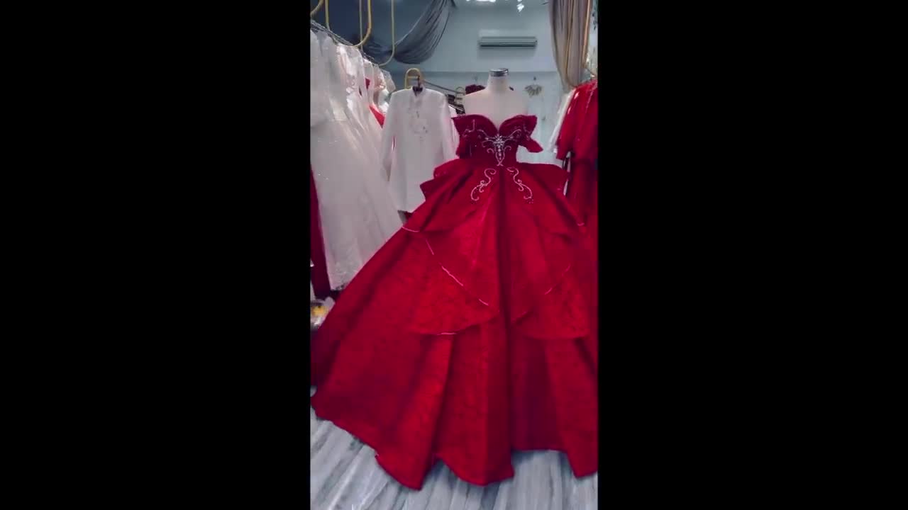 Latest Red Color Gown collection||Red Gown Ideas For Girls/Ladies,Red  Dresses ideas - YouTube