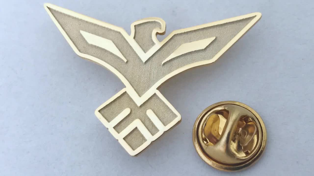 Custom Logo Brooch Personalized Any Logo Pin Relief Pin Diamond