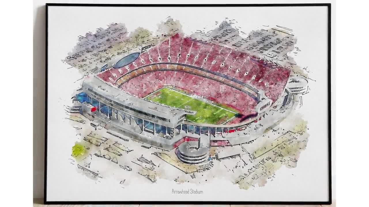 Kansas City Chiefs Arrowhead Stadium Print