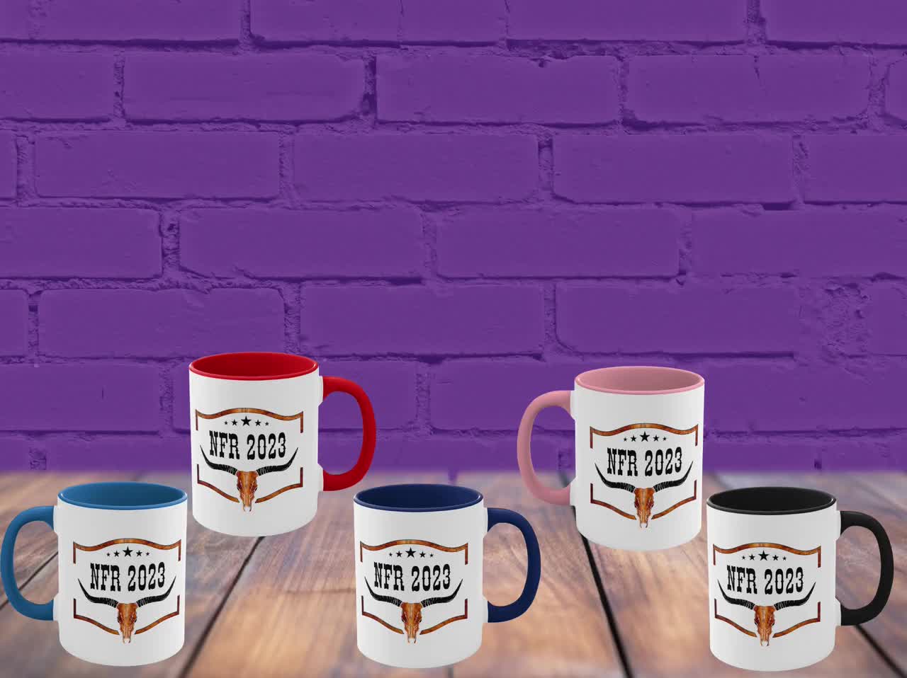 2 Rodeo Coffee Cups Designs & Graphics