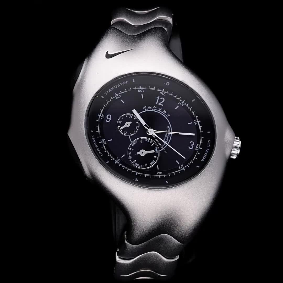 Triax Armored Chrono Black Dial Stainless Steel Armored
