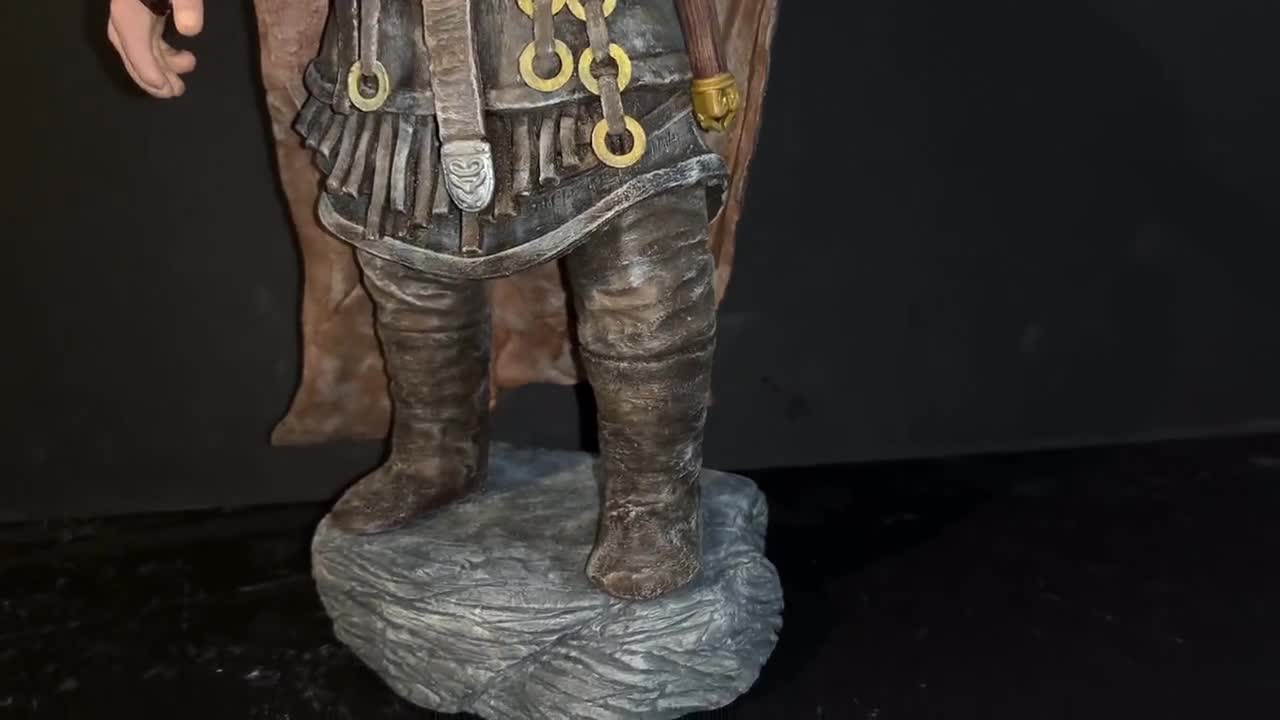 Thor God of War Ragnarok Handmade Polymer Clay Sculpture 