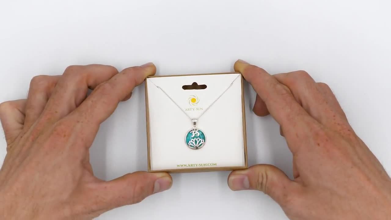 C & R Collar De Plata De Ley 925 Auténtica Para Hombre Y Mujer, Caja De
