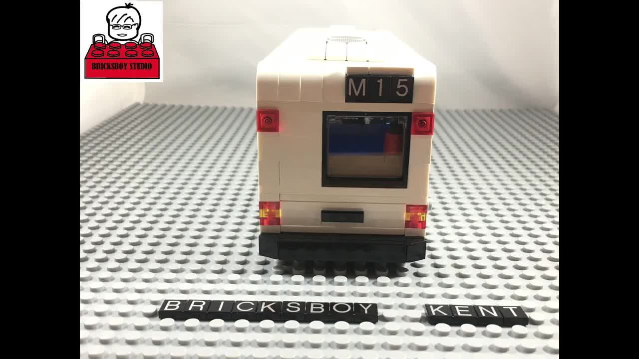 New York City MTA Transit Bus Building MOC #2 Instruction