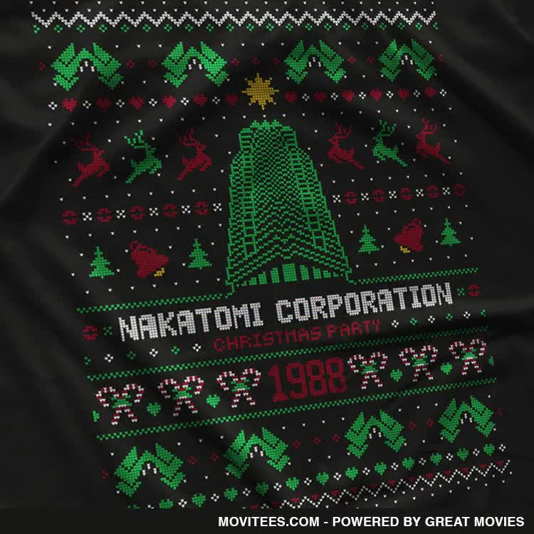 Nakatomi christmas shop sweater