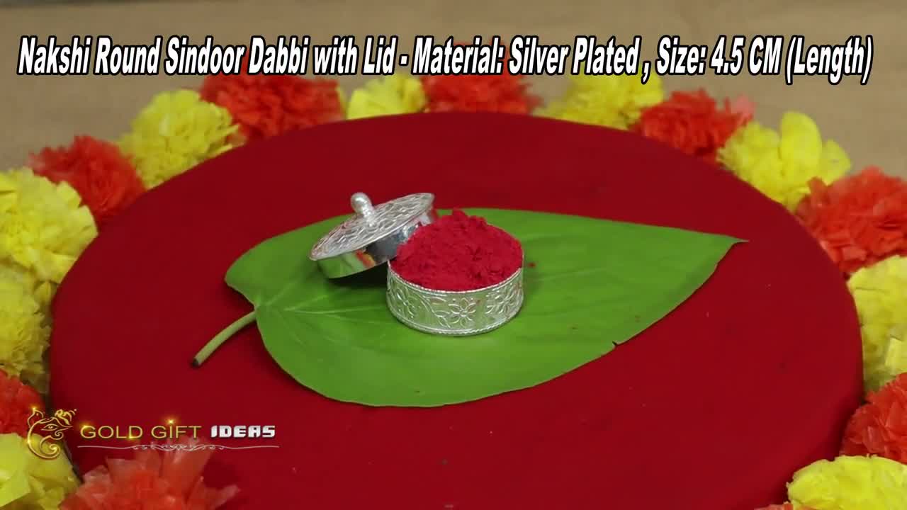 GOLDGIFTIDEAS Brass Nakshi Baby Dinner Set for Home & Kitchen