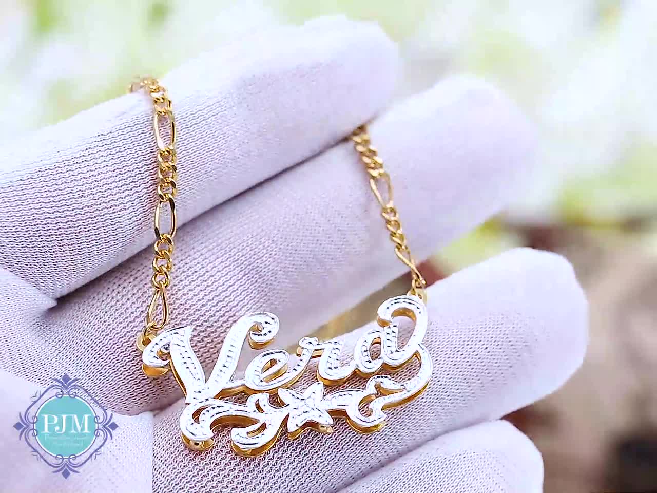 Gold Silver Rose Stainless Steel Custom Name Necklace Nameplate Pendant  Chain | eBay