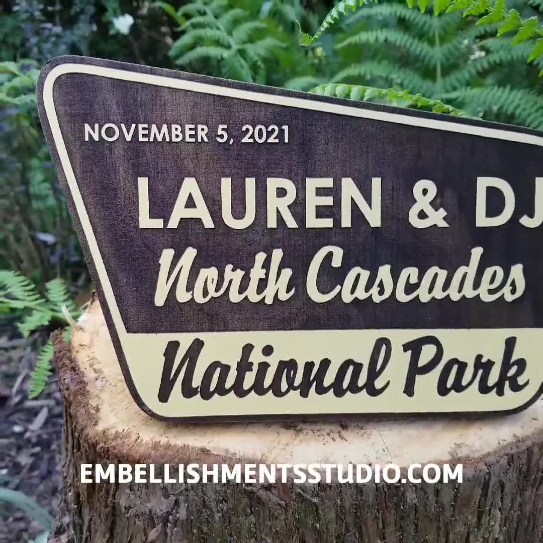 Custom Name Stamp / National Park Design – PBcorner