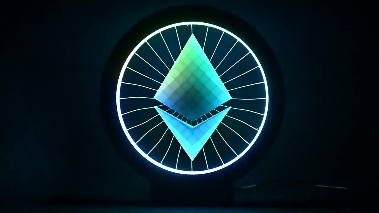 イーサリアム (ETH) RGB LED ランプ – 暗号通貨への情熱を照らす - Etsy 日本