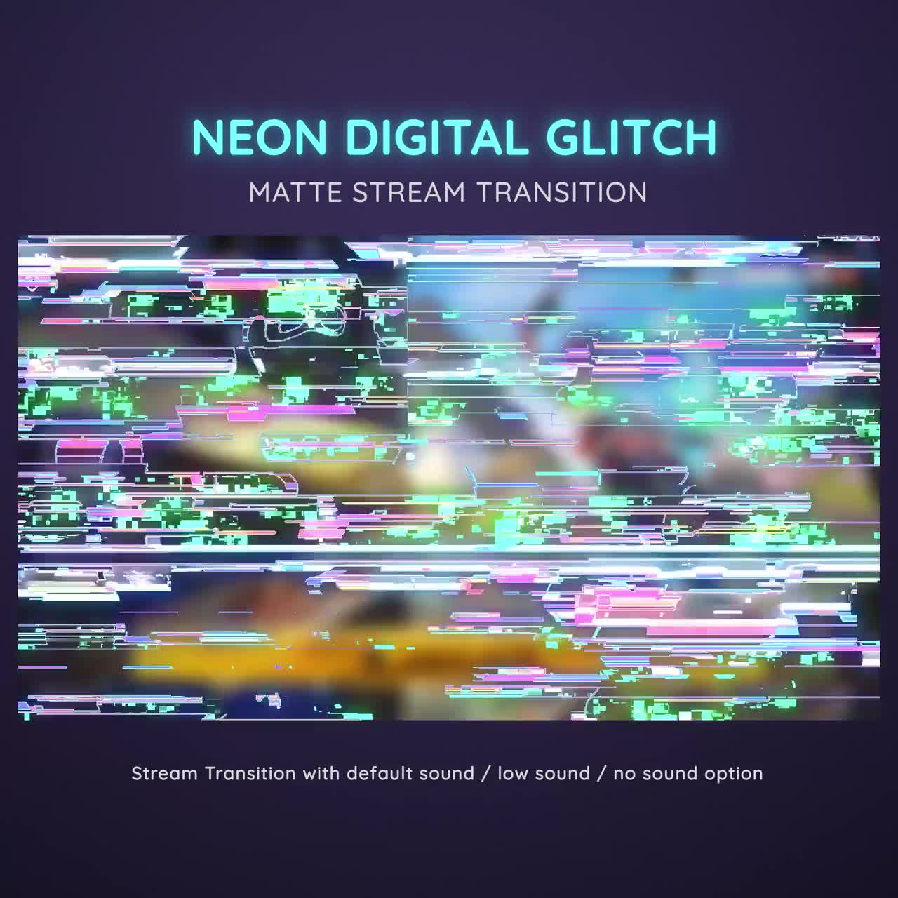 390 Digital Glitch: a Glitchy and Digital-inspired Background