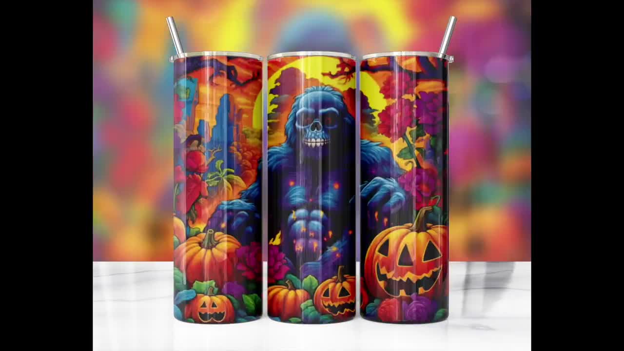 New! Designs 20 Oz Tumblers Halloween Neon-942 – Web On Digital