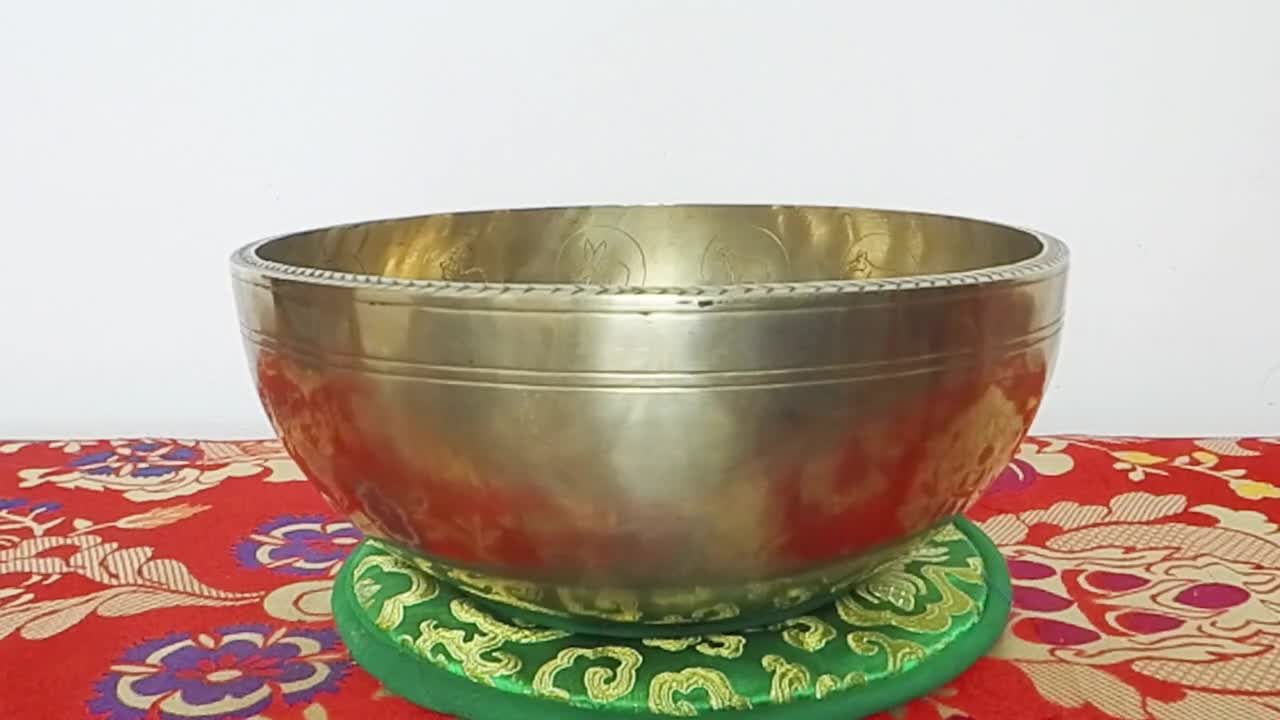 10.25インチ 大型、エッチングサウンドセラピー、チベットシンギング