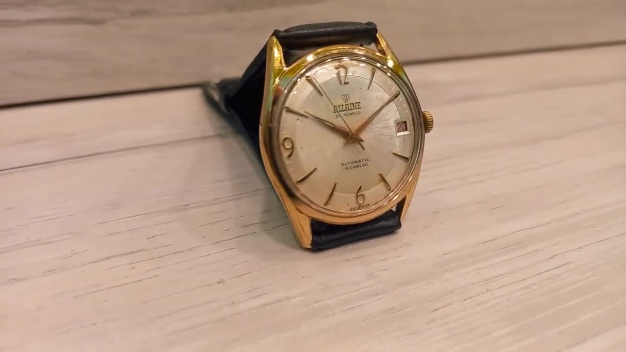 上品なファッション Jewels 25 ALLAINE Watch Vintage - Vintage Men's Automatic, 3針（時、分、秒）