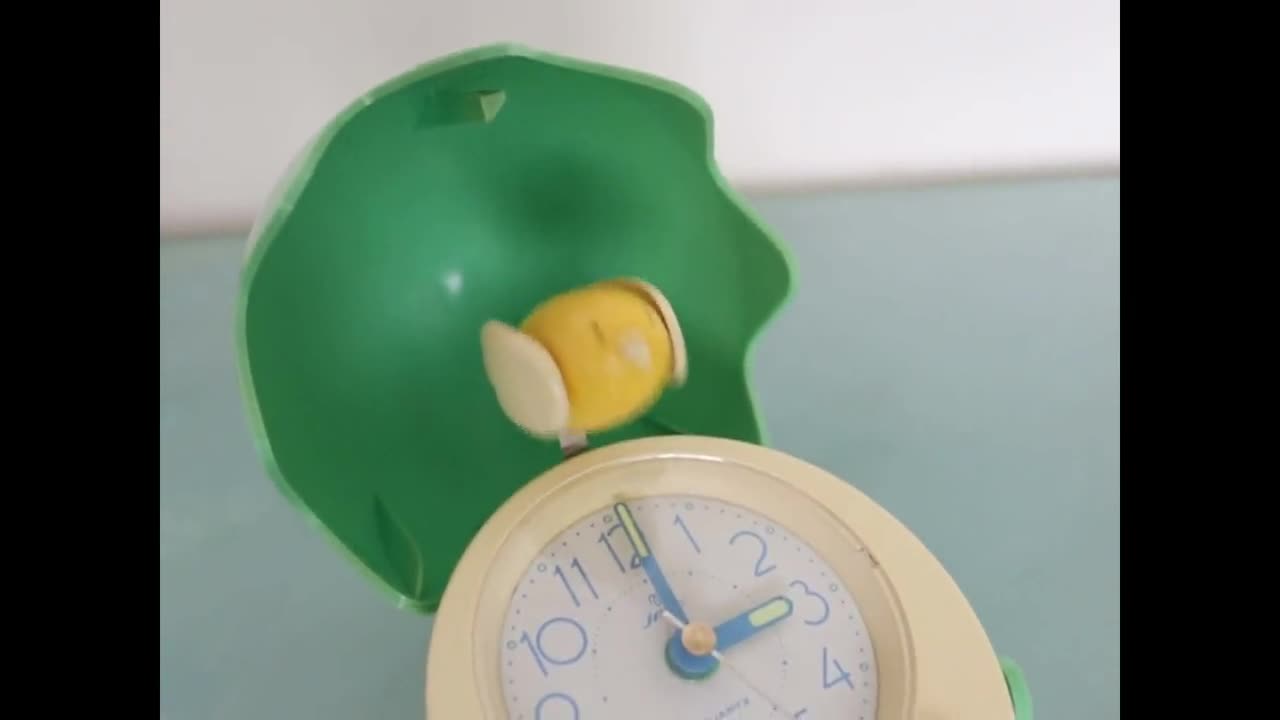 RHYTHM MOTION Bird Egg Alarm Clock Mantel ANIMATED Singing RHYTHM MOTION Bird Egg Alarm Clock Mantel ANIMATED Singing