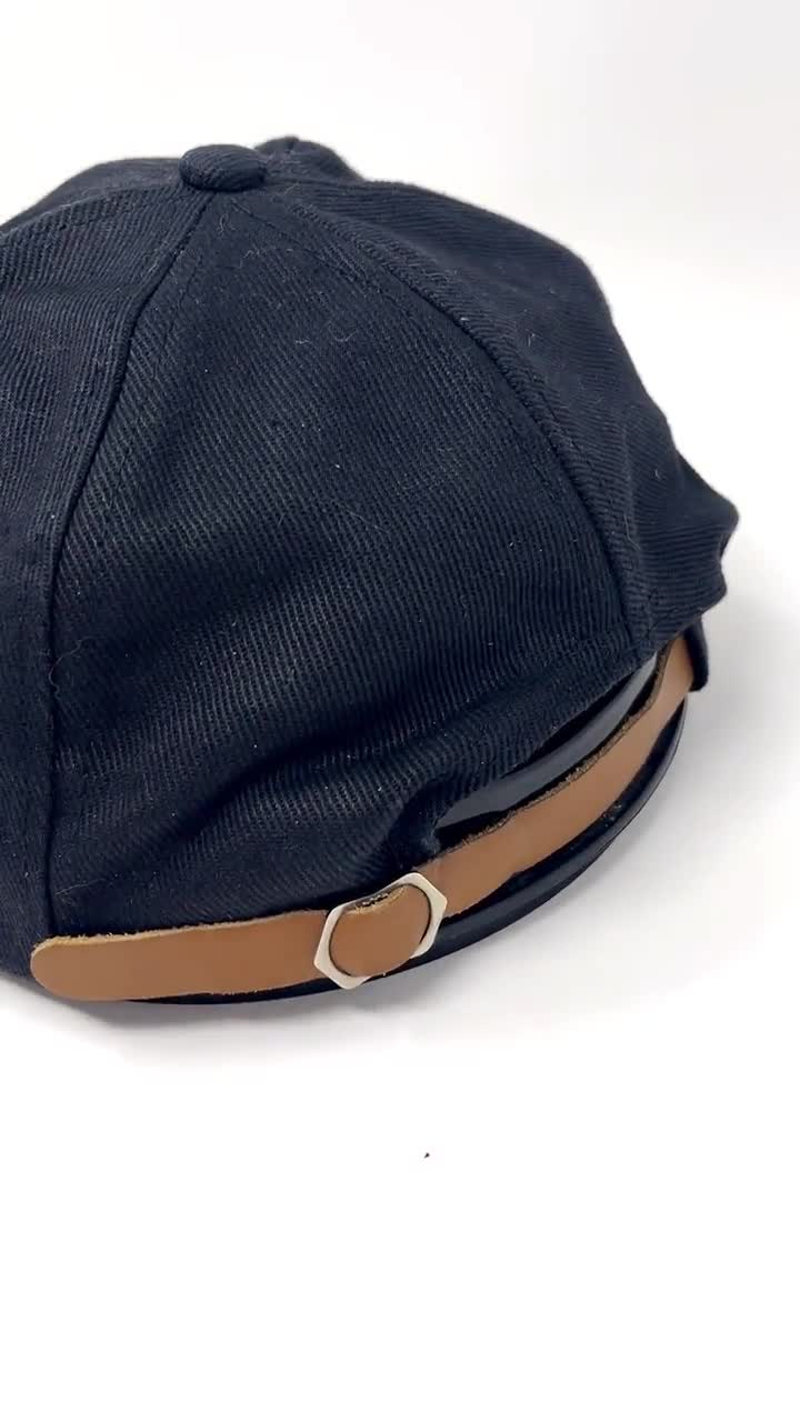 Vintage 1994 NIRVANA Hat Leather Strapback KP CAPS. Grunge Rock