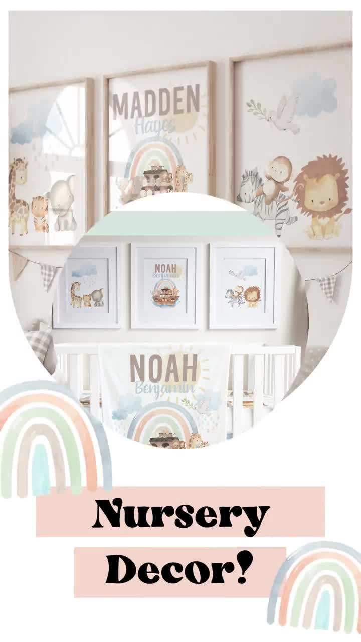 Noah's ark best sale rug nursery