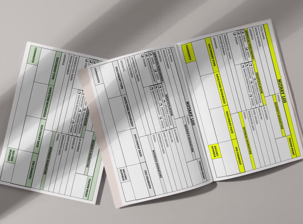 Modern Journal Of Notarial Events: Notary Public Journal For Signing Agents To Record Notarial Acts