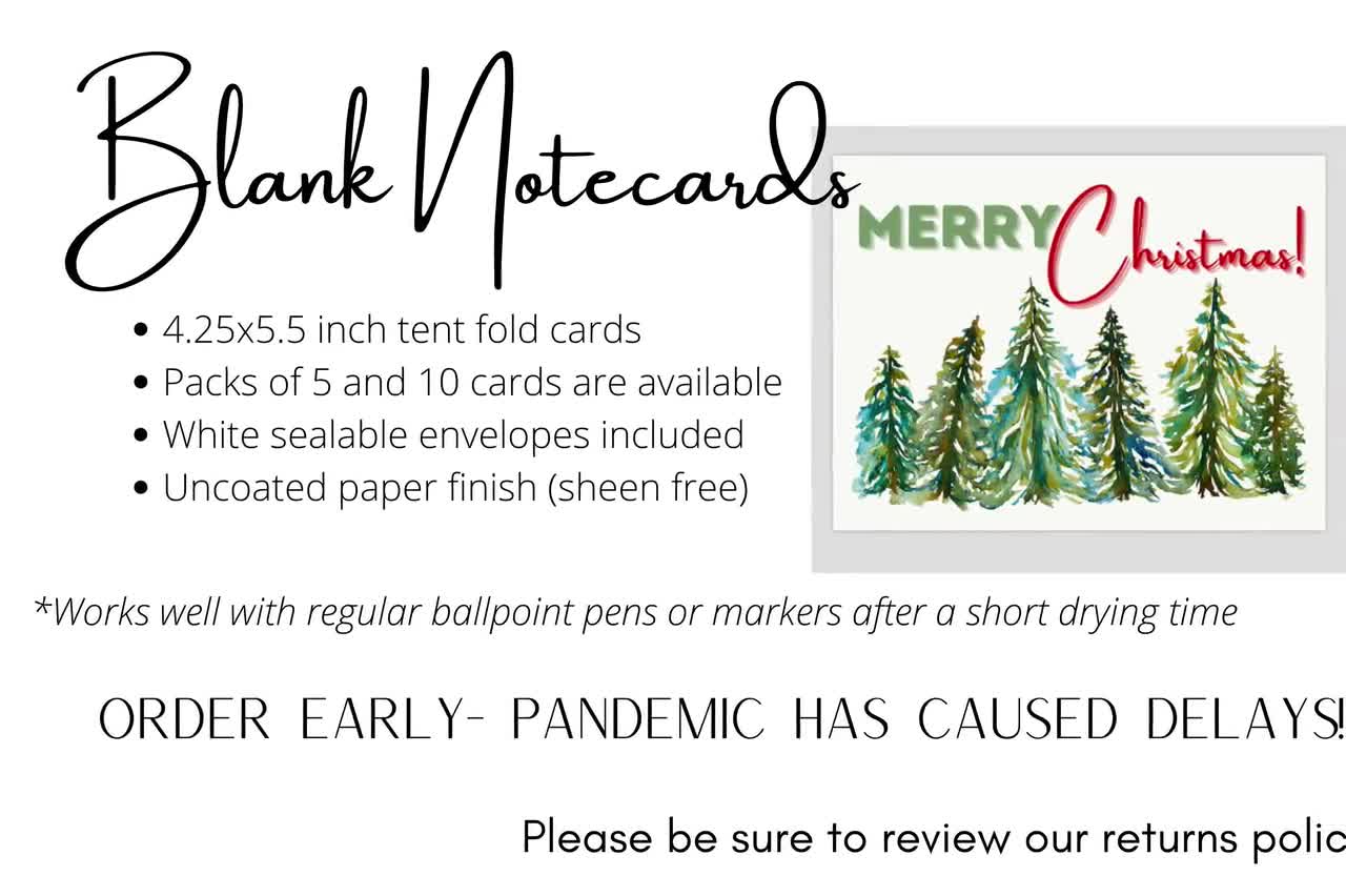 Happy Howlidays Dog Themed Holiday Christmas Greeting Cards And Green Envelopes - 25 Pack