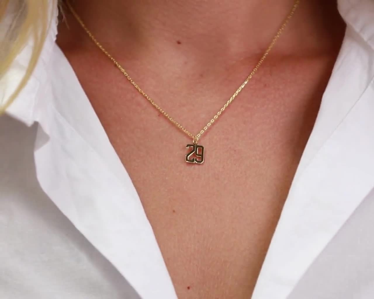 NUMBERING ゴールド #7734 ネックレス SJX DIAMOND NUMBER CHARM 「8」 K18 YG 6ZC0118 ダイヤ