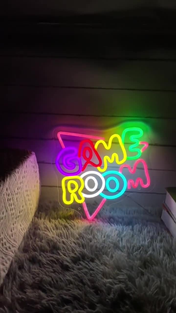 Insegna Al Neon A Forma Di Gamepad Per Giocatori – Luce LED Morbida, Alimentazione USB – Dimensioni 41,7x27,1 Cm – Per Camere Da Letto, Sale Giochi, Regalo Per Adolescenti - 2