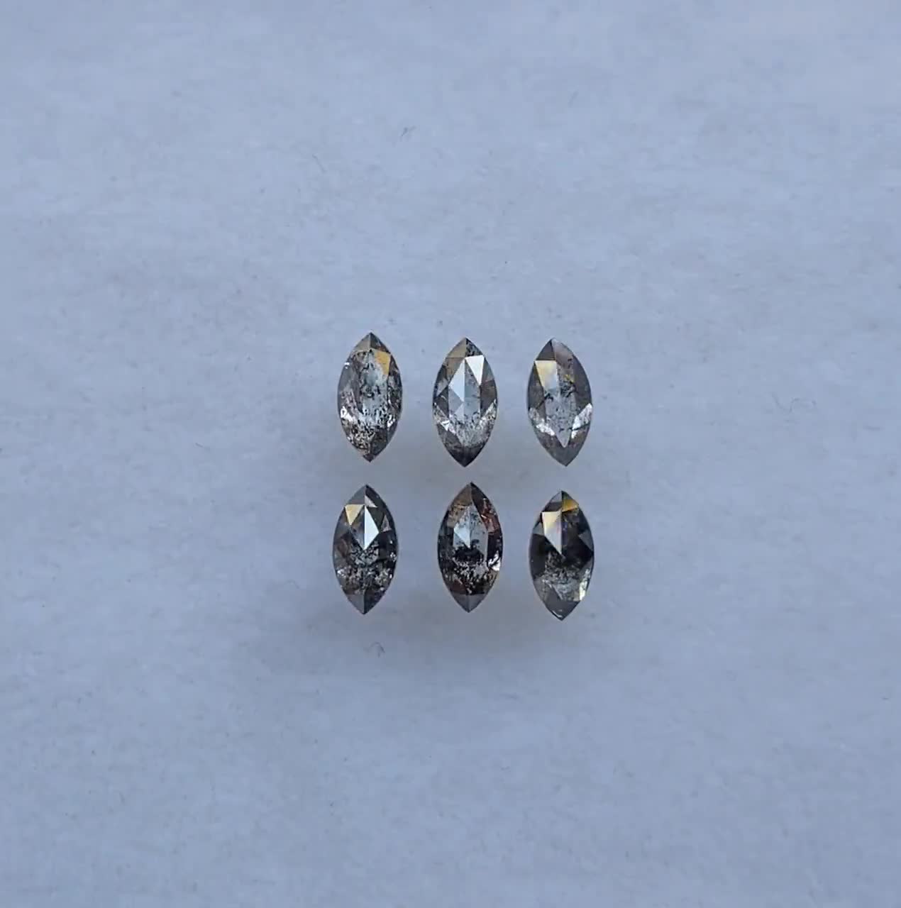 【るーだいやもんど】 1.03カラット、5.0 x 2.5mm、天然ルースダイヤモンド、マーキスカット