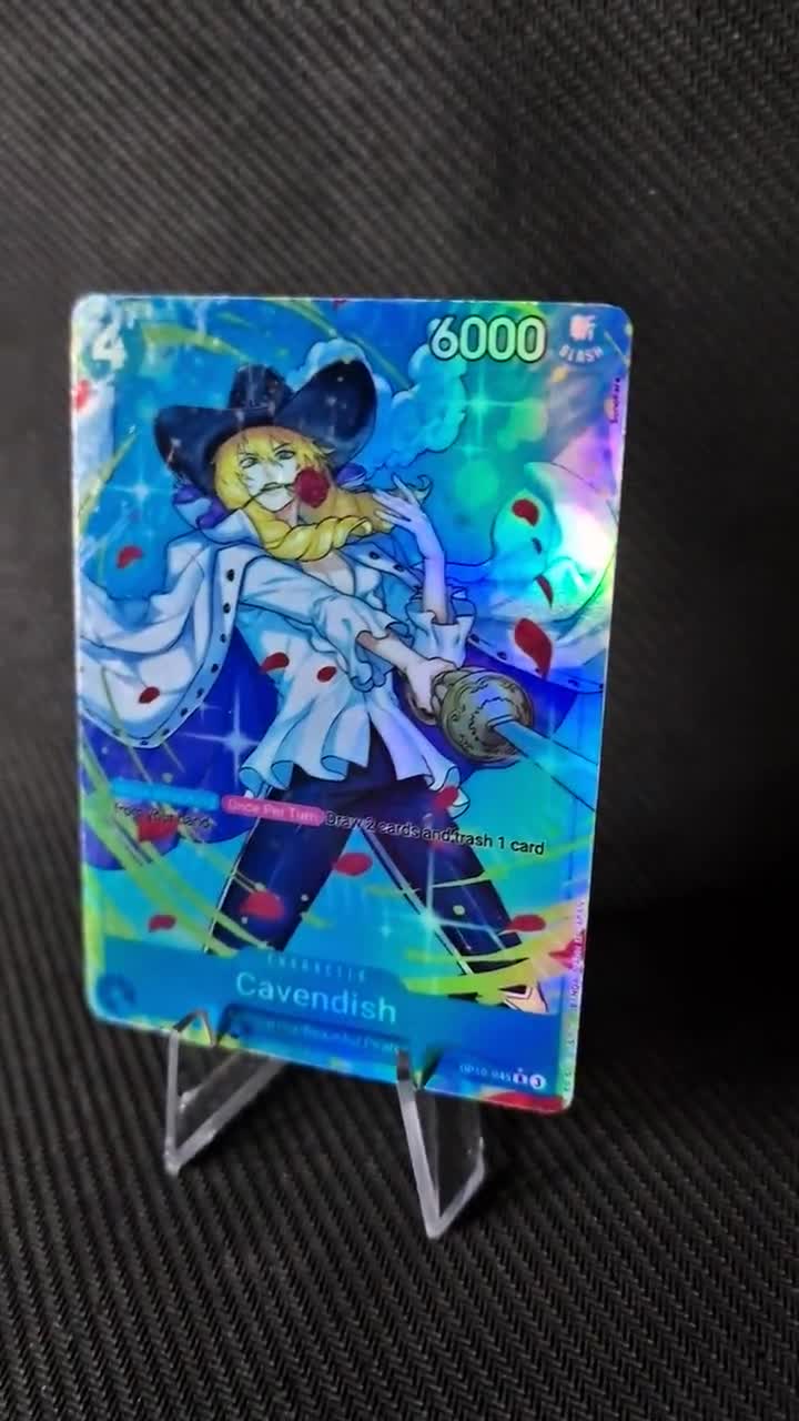 One Piece Proxy Card Holo - Cavendish OP10-045 Character Blue - Etsy