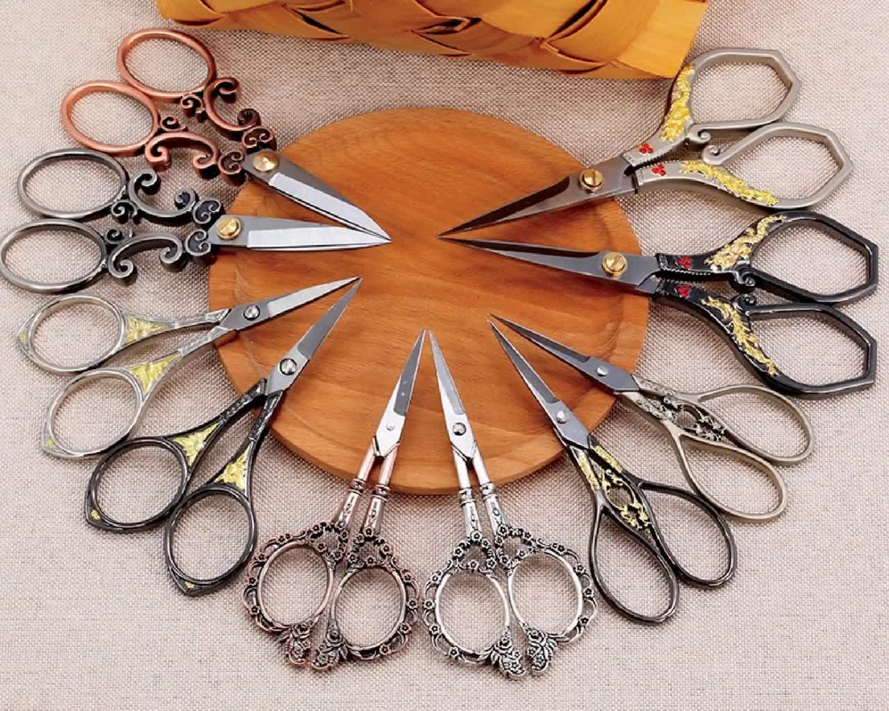 Vintage Embroidery Scissors Kit, Christmas Gift for Sewing Professional,  European Antique Sewing Kit, Complete Sewing Tools for Sewing Craft