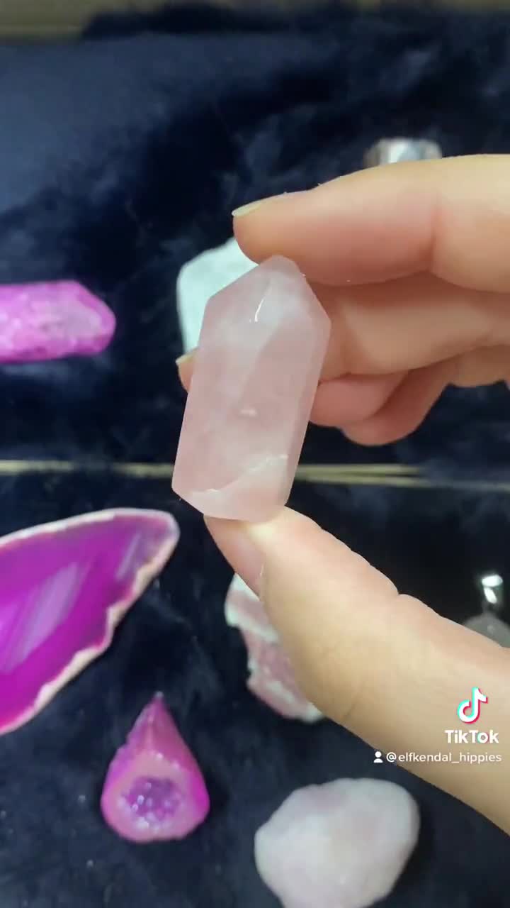 Rough Rose Quartz Pink Quartz Chunk Rough Rose Quartz, Healing Rose Quartz,  Pink Natural Crystal, Quartz Fairy Stone, Energy Rose Quartz Elf 