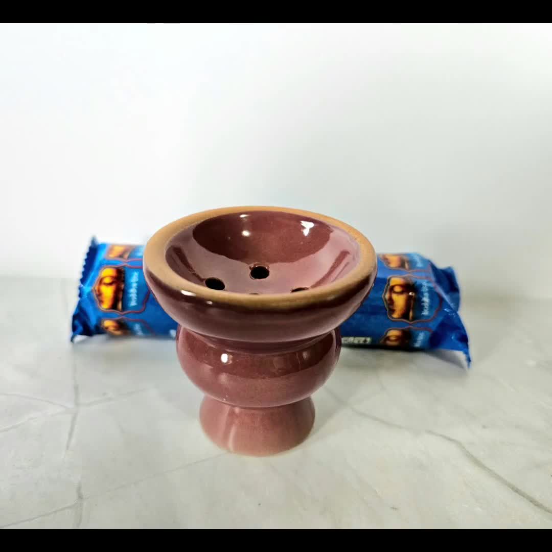 Handmade Ceramic Glazed Censer, Ceramic Charcoal Burner