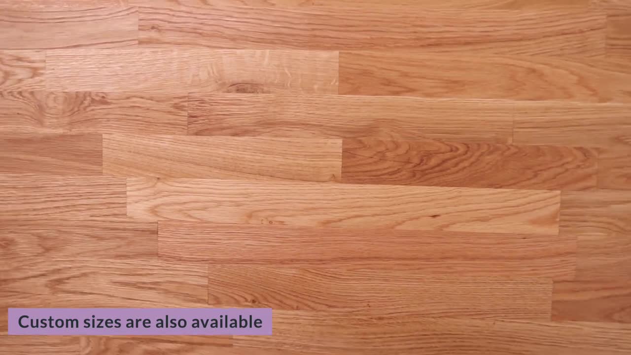 Solid Wood Oak Tabletop | 1200mm x 600mm x 27mm | Premium European Wooden Table Top | Timber Writing Desk, Countertop, Worktop, Worksurface video poster