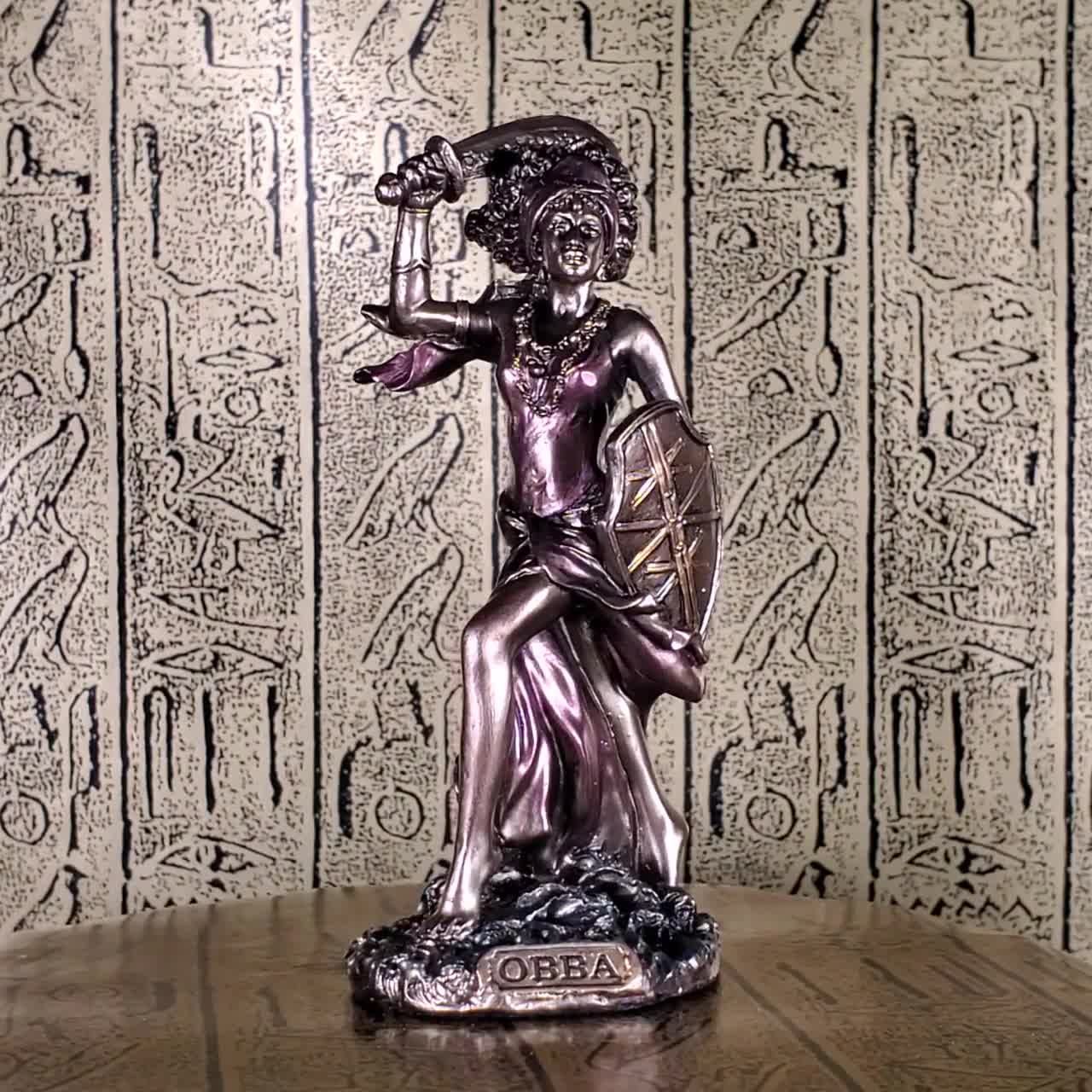 Vintage Obba Mini Statue - Small Orisha of Rivers Ọba - Etsy