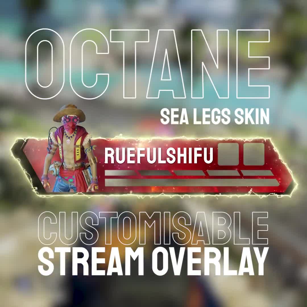 OCTANE Apex Legends Health Bar Overlay ANIMATED for Streaming on Twitch,  Youtube and Tiktok for OBS and Streamlabs - Etsy