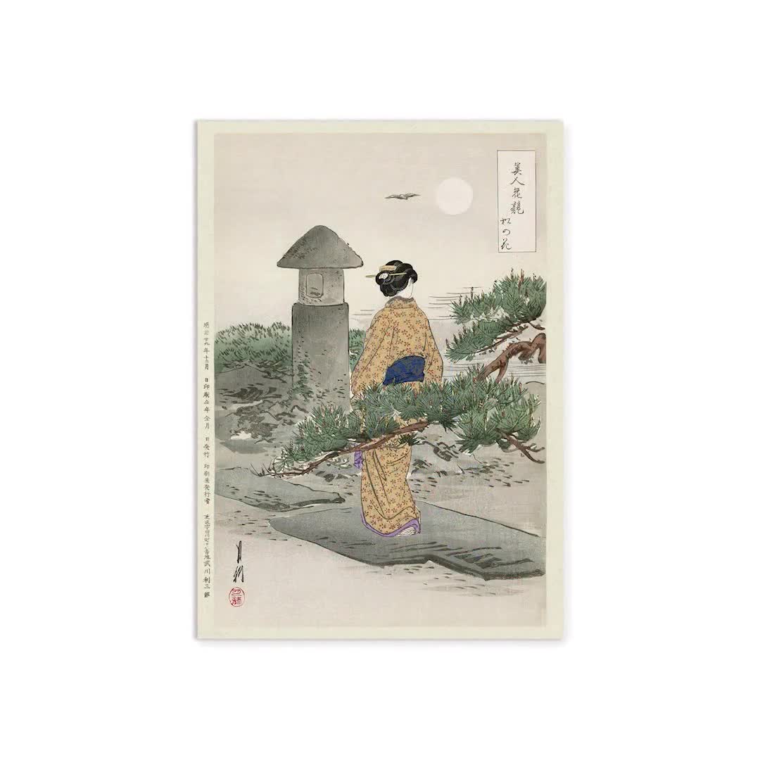 Art Print Postcard SUMMER GOLDFISH By Ohara Koson