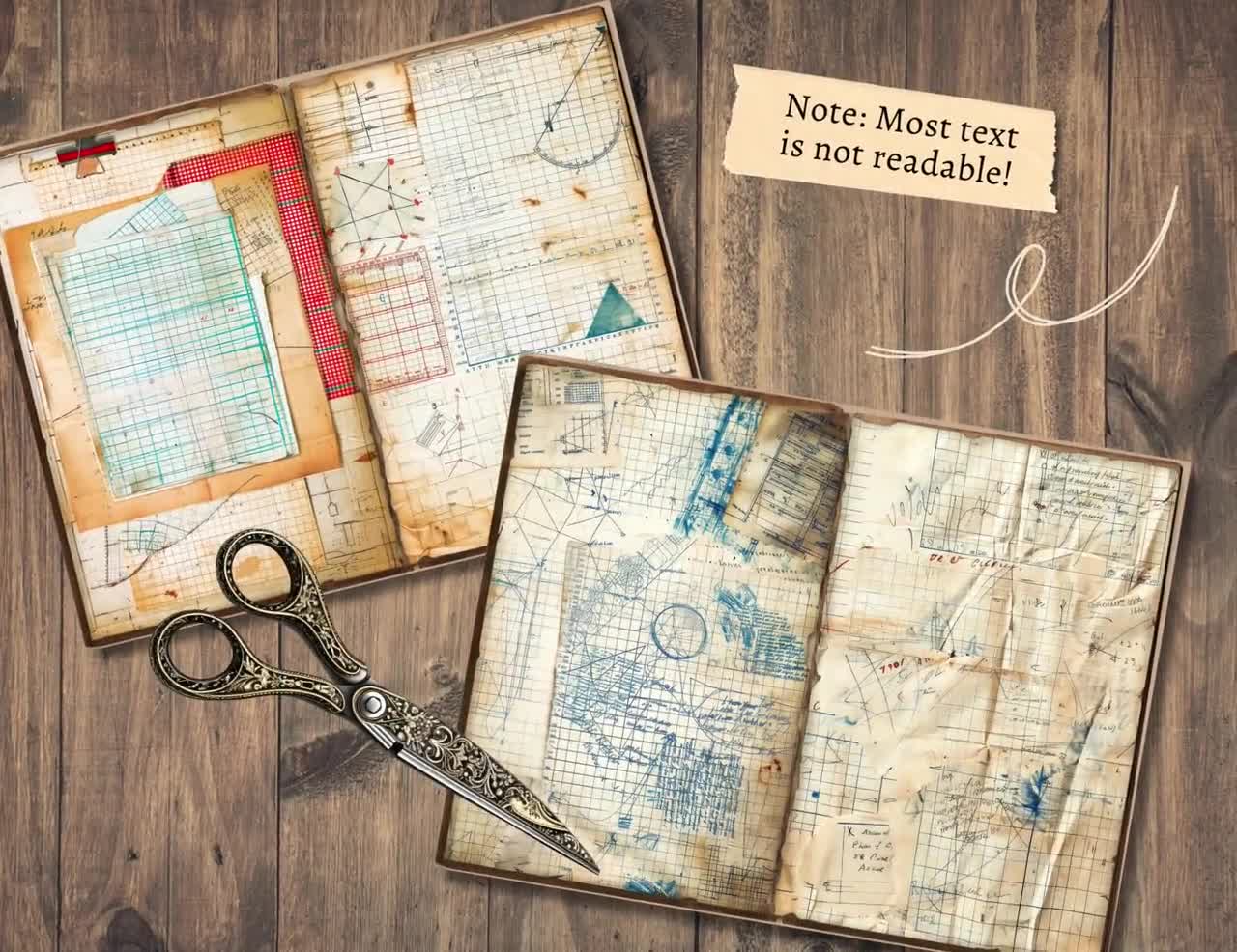 JUNKJOURNAL✤『レッスンnote』 A Soft Song: Flipthrough of My Bird-Inspired Junk Journal