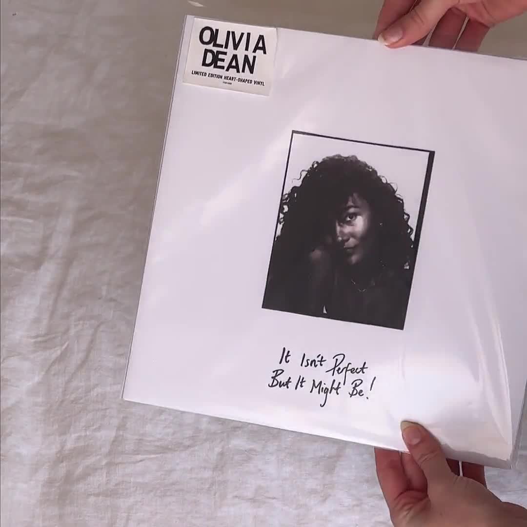 Olivia Dean It Isn't Perfect but It Might Be Vinyl Sleeve DIY