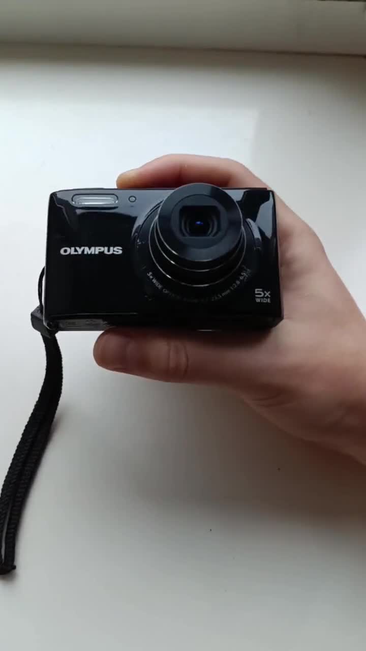Olympus VG-180 STYLUS Black 16.0MP Digital Compact Camera Working