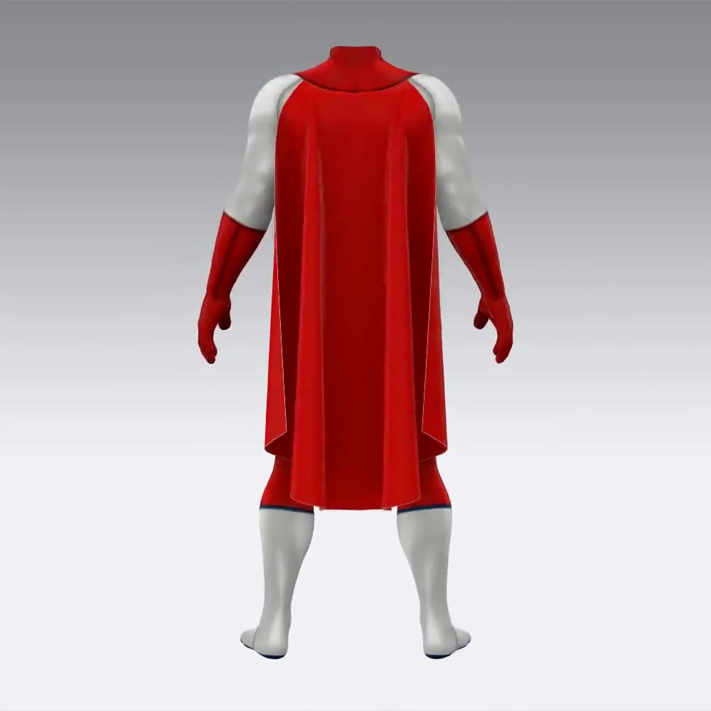 Omni-Man Dye Sub Pattern Invincible MK1 Male Cosplay Bodysuit and Cape