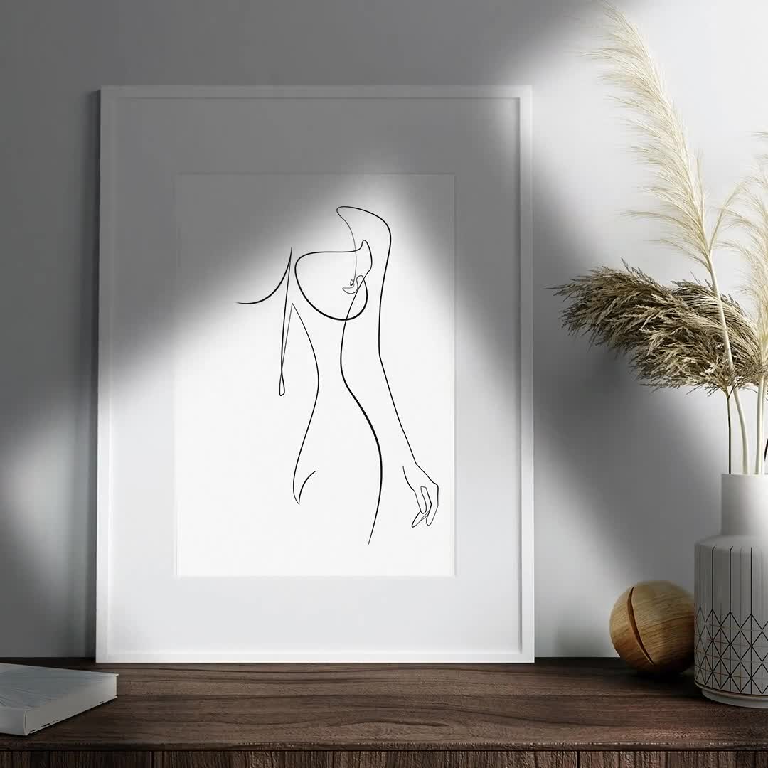 Minimal Line Art Woman Face. Fine Line Fashion Poster, Dior Print, Fashion  Wall Art, Poster Print, Printable Wall Art, Dior Poster, Minimal Art,  Female Line Art Scarf for Sale by OneLinePrint