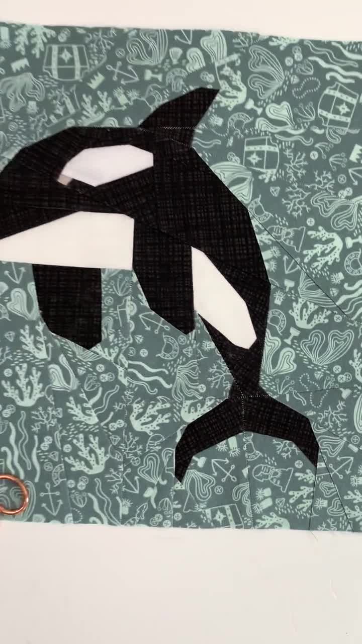 Easy Baby Quilt Kit Orca
