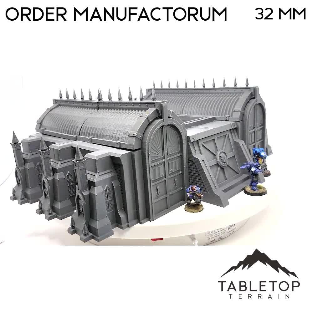Manufactorum - Tabletop Terrain - Grimdark Terrain - 40k Terrain