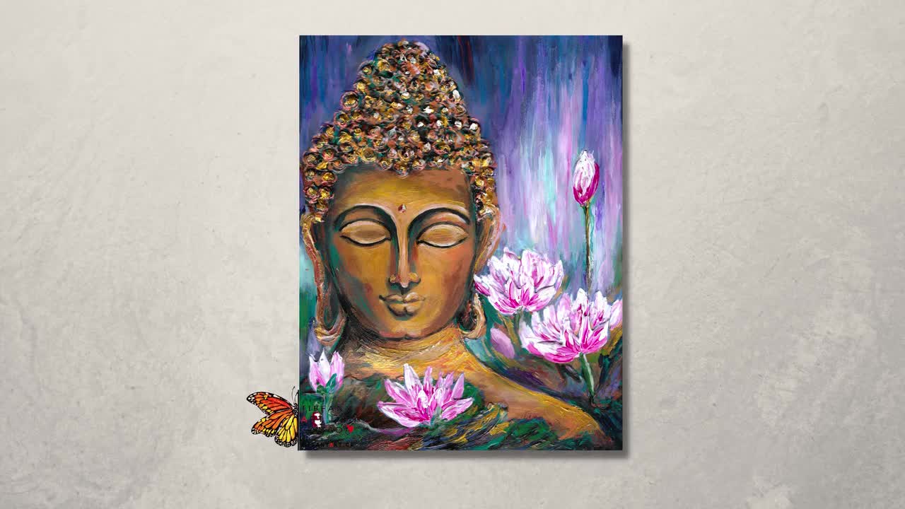 7 ideas de Cuadros Buda  cuadros de buda, buda, pintura de buda