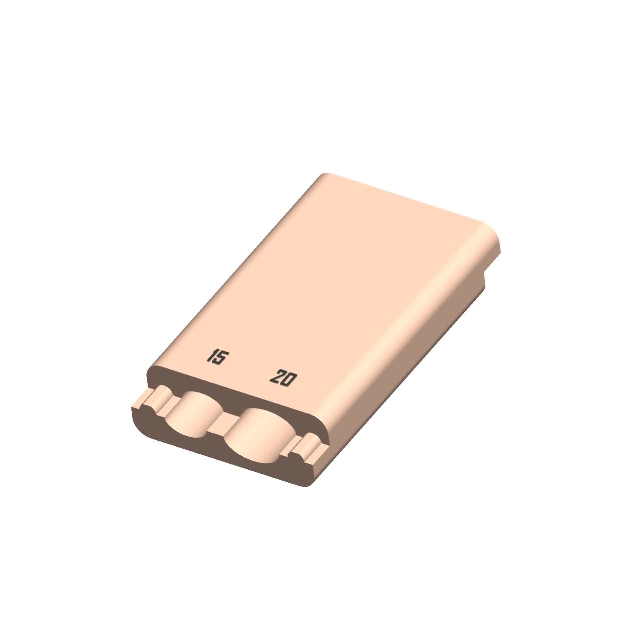 ポリマー粘土楕円形ビーズローラー 15 mm および 20 mm | 楕円形ビーズ