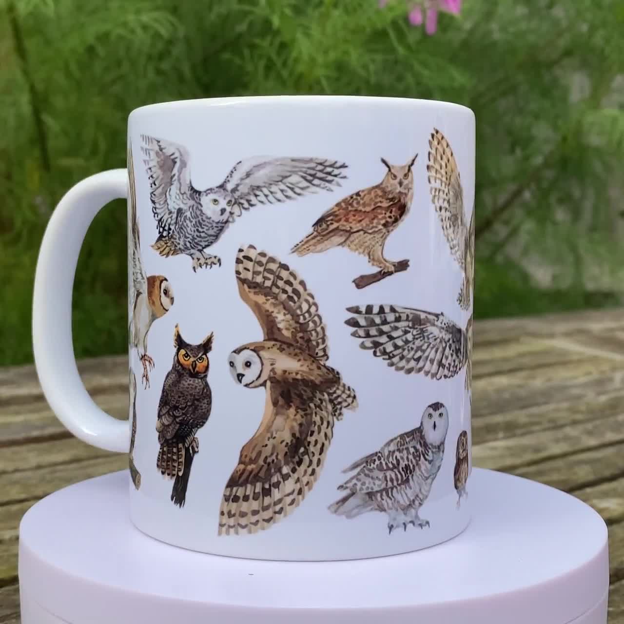 My Owl Barn: Artist Uses Enamel Cups and Ceramic Mugs to Paint Animal  Portraits and Beautiful Scenes